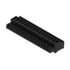 WEIDMULLER - Connettori per circuito stampato, 160V, 17.5A, Passo 3.81mm, 1.5mm², 16 poli, Collegamento a vite, Box BCZ 3.81/16/90 SN BK BX. 1798660000