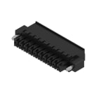 WEIDMULLER - Connettori per circuito stampato, 160V, 17.5A, Passo 3.81mm, 1.5mm², 10 poli, Collegamento a vite, Box BCZ 3.81/10/270F SN BK BX. 1799140000