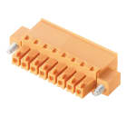 WEIDMULLER - Connettori per circuito stampato, 160V, 17.5A, Passo 3.81mm, 1.5mm², 4 poli, Collegamento a vite, BCZ 3.81/04/270F SN GN BX.