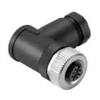 WEIDMULLER - Connettore circolare femmina angolato personalizzabile sul campo M12 6-8 mm 5 poli collegamento a vite SAIBW-5/9.