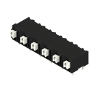 WEIDMULLER - Morsetto per circuito stampato 7.62mm LSF-SMT 7.62/06/90 3.5SN BK TU.