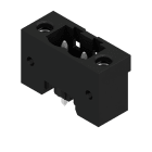 WEIDMULLER - Connettore 5.08 mm SL-SMT 5.08HC/02/180F 3.2SN BK BX.