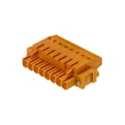 WEIDMULLER - Connettori per circuito stampato, 320V, 27A, Passo 5.08mm, 2.5mm², 3 poli, Collegamento TOP, BLT 5.08HC/03/180F SN OR BX.