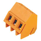 WEIDMULLER - Morsetto per circuito stampato, 320 V, 17.5 A, Passo in mm: 5.00, 2.5 mm², Numero di poli: 10, Collegamento a vite, Collegamento a saldare THT, 135°,