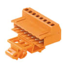 WEIDMULLER - Connettori per circuito stampato, 320V, 16A, Passo 5.08mm, 1.5mm², 10 poli, Collegamento a vite, Box SLAS 10B RF15 SN OR.
