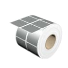 WEIDMULLER - THM MT30X 38.1/31.8 SI Siglatura dispositivi in poliestere argento, Larghezza 38.1 mm, Campo temperature impiego -40...150 °C.