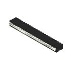 WEIDMULLER - Morsetto per circuito stampato, 160 V, 17.5 A, Passo in mm: 3.81, 1.5 mm², Numero di poli: 22, PUSH IN con tasto di attivazione, Collegamento a saldar