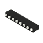 WEIDMULLER - Morsetto per circuito stampato, 630 V, 17.5 A, Passo in mm: 7.50, 1.5 mm², Numero di poli: 8, PUSH IN con attuatore, Collegamento a saldare THT/THR, 9
