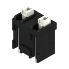 WEIDMULLER - Morsetto per circuito stampato 7.62mm LSF-SMT 7.62/02/180 1.5SN BK TU.