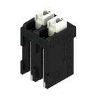 WEIDMULLER - Morsetto per circuito stampato, 160 V, 17.5 A, Passo in mm: 3.81, 1.5 mm², Numero di poli: 2, PUSH IN con attuatore, Collegamento a saldare THT/THR, 1