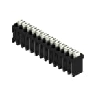 WEIDMULLER - Morsetto per circuito stampato, 160 V, 17.5 A, Passo in mm: 3.81, 1.5 mm², Numero di poli: 13, PUSH IN con attuatore, Collegamento a saldare THT/THR,