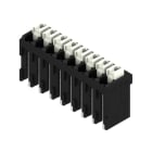 WEIDMULLER - Morsetto per circuito stampato, 160 V, 17.5 A, Passo in mm: 3.50, 1.5 mm², Numero di poli: 8, PUSH IN con attuatore, Collegamento a saldare THT/THR, 1