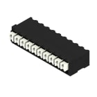 WEIDMULLER - Morsetto per circuito stampato, 160 V, 17.5 A, Passo in mm: 3.50, 1.5 mm², Numero di poli: 10, PUSH IN con tasto di attivazione, Collegamento a saldar