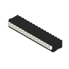 WEIDMULLER - Morsetto per circuito stampato, 160 V, 17.5 A, Passo in mm: 3.50, 1.5 mm², Numero di poli: 16, PUSH IN con tasto di attivazione, Collegamento a saldar