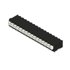 WEIDMULLER - Morsetto per circuito stampato 3.81mm LSF-SMT 3.81/16/90 3.5SN BK TU.