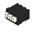 WEIDMULLER - Morsetto per circuito stampato, 160 V, 17.5 A, Passo in mm: 3.81, 1.5 mm², Numero di poli: 3, PUSH IN con tasto di attivazione, Collegamento a saldare