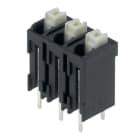 WEIDMULLER - Morsetto per circuito stampato, 320 V, 17.5 A, Passo in mm: 5.00, 1.5 mm², Numero di poli: 3, PUSH IN con attuatore, Collegamento a saldare THT/THR, 1