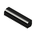 WEIDMULLER - Morsetto per circuito stampato, 160 V, 17.5 A, Passo in mm: 3.50, 1.5 mm², Numero di poli: 17, PUSH IN con attuatore, Collegamento a saldare THT/THR,