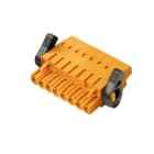 WEIDMULLER - Connettori per circuito stampato, 320V, 27A, Passo 5.08mm, 2.5mm², 15 poli, Collegamento TOP, BLT 5.08HC/15/180LH SN OR BX.