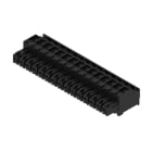 WEIDMULLER - Connettori per circuito stampato, 160V, 17.5A, Passo 3.81mm, 1.5mm², 15 poli, Collegamento a vite, Box BCZ 3.81/15/90 SN BK BX. 1899500000