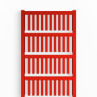 WEIDMULLER - Sistema di codifica cavi, rosso, Diametro esterno conduttore:1.2 - 1.6 mm, poliammide 66, -40...100 °C