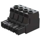 WEIDMULLER - Connettori per circuito stampato, 1000V, 78.3A, Passo 10.16mm, 16mm², 8 poli, Collegamento a vite, Box BUZ 10.16HP/08/180 AG BK BX.