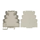 WEIDMULLER - Custodia per guida DIN (piccola), Larghezza: 6.1, IP20, PA 66/6, grigio sasso MHS 6.