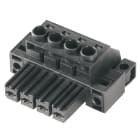 WEIDMULLER - Connettore 7.62mm BVZ 7.62HP/03/180FC SN BK BX.