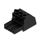 WEIDMULLER - Connettori per circuito stampato 1000V 57A Passo 7.62mm 10mm² 3 poli Collegamento a vite Box BVZ 7.62HP/03/180 SN BK BX