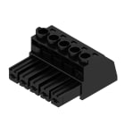WEIDMULLER - Connettori per circuito stampato, 1000V, 57A, Passo 7.62mm, 10mm², 5 poli, Collegamento a vite, Box BVZ 7.62HP/05/180 SN BK BX.