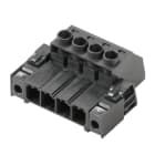 WEIDMULLER - Connettori per circuito stampato, 1000V, 57A, Passo 7.62mm, 6mm², 2 poli, Collegamento a vite, Box SVZ 7.62HP/02/180F SN BK BX.