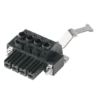 WEIDMULLER - Connettore 7.62mm BVZ 7.62HP/06/180RSH210 SN BK BX.