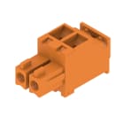 WEIDMULLER - Connettore 3.81 mm BCZ 3.81/02/90 SN OR BX