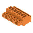 WEIDMULLER - Connettori per circuito stampato, 160V, 17.5A, Passo 3.81mm, 1.5mm², 7 poli, Collegamento a vite, Box BCZ 3.81/07/90 SN OR BX.