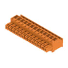 WEIDMULLER - Connettori per circuito stampato, 160V, 17.5A, Passo 3.81mm, 1.5mm², 13 poli, Collegamento a vite, Box BCZ 3.81/13/90 SN OR BX.