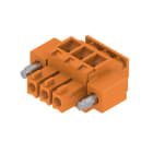 WEIDMULLER - Connettori per circuito stampato, 160V, 17.5A, Passo 3.81mm, 1.5mm², 3 poli, Collegamento a vite, Box BCZ 3.81/03/90F SN OR BX. 1939990000