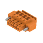 WEIDMULLER - Connettori per circuito stampato, 160V, 17.5A, Passo 3.81mm, 1.5mm², 4 poli, Collegamento a vite, Box BCZ 3.81/04/90F SN OR BX.
