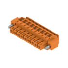 WEIDMULLER - Connettori per circuito stampato, 160V, 17.5A, Passo 3.81mm, 1.5mm², 9 poli, Collegamento a vite, Box BCZ 3.81/09/90F SN OR BX. 1940050000