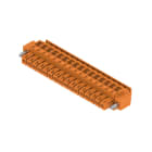 WEIDMULLER - Connettori per circuito stampato, 160V, 17.5A, Passo 3.81mm, 1.5mm², 16 poli, Collegamento a vite, Box BCZ 3.81/16/90F SN OR BX.