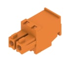 WEIDMULLER - Connettori per circuito stampato, 160V, 17.5A, Passo 3.81mm, 1.5mm², 2 poli, Collegamento a vite, Box BCZ 3.81/02/270 SN OR BX.