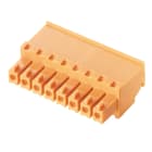 WEIDMULLER - Connettori per circuito stampato, 160V, 17.5A, Passo 3.81mm, 1.5mm², 9 poli, Collegamento a vite, Box BCZ 3.81/09/270 SN GN BX.