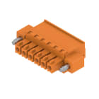 WEIDMULLER - Connettori per circuito stampato, 160V, 17.5A, Passo 3.81mm, 1.5mm², 6 poli, Collegamento a vite, Box BCZ 3.81/06/270F SN OR BX. 1940500000