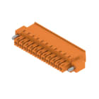 WEIDMULLER - Connettori per circuito stampato 160V 17.5A Passo 3.81mm 1.5mm² 11 poli Collegamento a vite Box BCZ 3.81/11/270F SN OR BX.