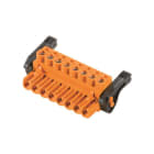 WEIDMULLER - Connettori per circuito stampato, 320V, 23A, Passo 5.08mm, 4mm², 14 poli, Collegamento a vite, Box BLZP 5.08HC/14/180LR SN BK BX.