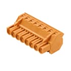 WEIDMULLER - Connettori per circuito stampato, 320V, 17.5A, Passo 5.08mm, 4mm², 8 poli, Collegamento a vite, BLZP 5.08HC/08/225 SN BK BX.