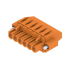 WEIDMULLER - Connettori per circuito stampato, 320V, 23A, Passo 5.00mm, 4mm², 6 poli, Collegamento a vite, BLZP 5.00HC/06/270F SN OR BX. 1960420000