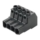 WEIDMULLER - Connettori per circuito stampato, 1000V, 78A, Passo 10.16mm, 16mm², 7 poli, Collegamento a vite, Box SUZ 10.16HP/07/180G AG BK BX. 1966930000