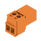 WEIDMULLER - Connettori per circuito stampato, 160V, 17.5A, Passo 3.81mm, 1.5mm², 2 poli, Collegamento a vite, SCZ 3.81/02/180G SN OR BX.