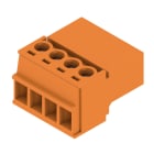 WEIDMULLER - Connettori per circuito stampato, 160V, 17.5A, Passo 3.81mm, 1.5mm², 4 poli, Collegamento a vite, SCZ 3.81/04/180G SN OR BX.