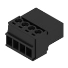 WEIDMULLER - Connettori per circuito stampato, 160V, 17.5A, Passo 3.81mm, 1.5mm², 4 poli, Collegamento a vite, SCZ 3.81/04/180G SN BK BX.